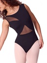 LEOTARDO FASHION DE MUJER CAPEZIO ASYMMETRICAL BOAT NEAK EL106W